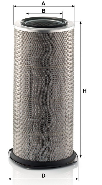 HAVA FILTRESI VOLVO FL 12 1080918 A-271mm B-160mm D-336mm H-602mm